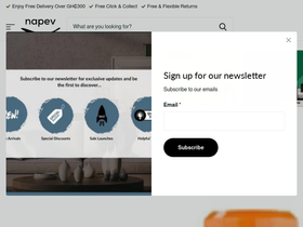 napevltd.com homepage screenshot