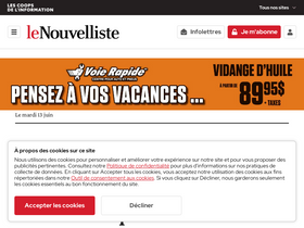 'lenouvelliste.ca' screenshot