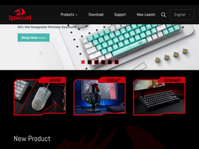 'redragonzone.com' screenshot