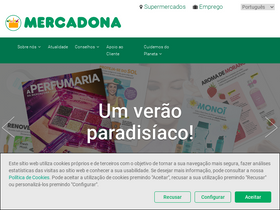 'mercadona.pt' screenshot