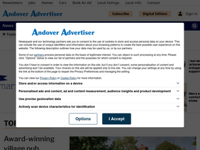 'andoveradvertiser.co.uk' screenshot