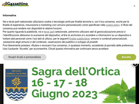 'gazzettinodelchianti.it' screenshot