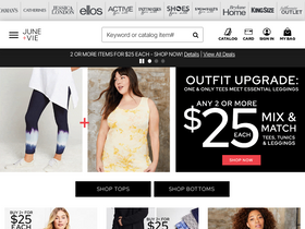 'juneandvie.com' screenshot