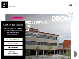 'ladrome.fr' screenshot