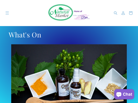 manoticknaturalmarket.net homepage screenshot
