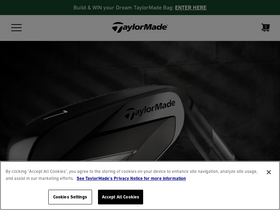 'taylormadegolf.eu' screenshot