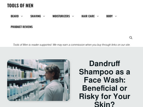 'toolsofmen.com' screenshot