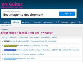 'vnguitar.net' screenshot