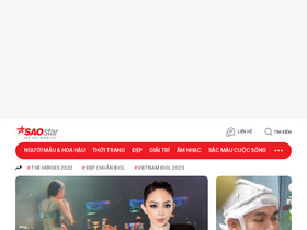 'saostar.vn' screenshot