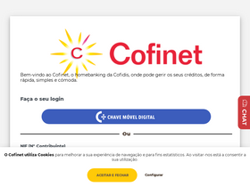 'cofinet.pt' screenshot
