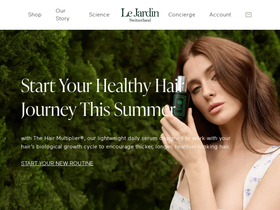 lejardinswitzerland.ch homepage screenshot