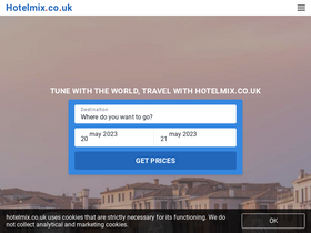 'hotelmix.co.uk' screenshot