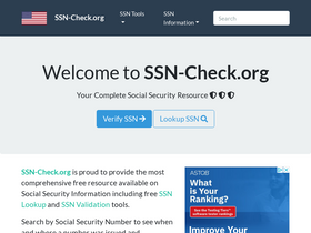 'ssn-check.org' screenshot