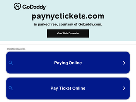 'paynyctickets.com' screenshot
