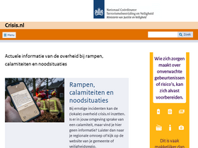 'crisis.nl' screenshot