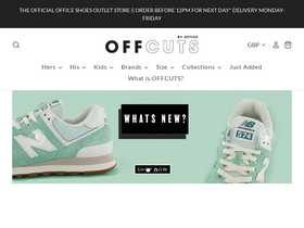 'offcutsshoes.co.uk' screenshot