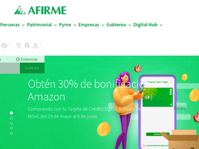 'afirmeeninternet.com' screenshot
