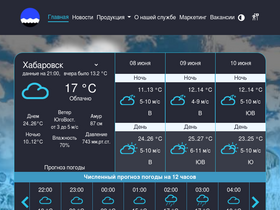 'khabmeteo.ru' screenshot