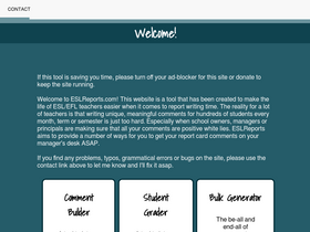 'eslreports.com' screenshot