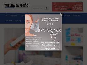 'tribunadaregiao.com.br' screenshot
