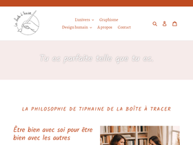 La boite à tracer homepage screenshot