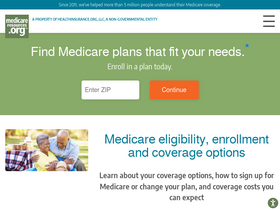 'medicareresources.org' screenshot