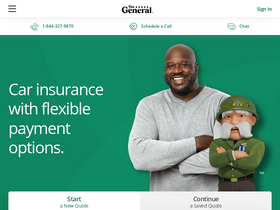 'thegeneral.com' screenshot