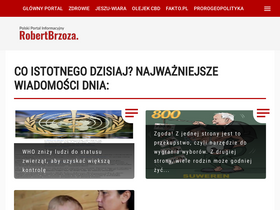 'robertbrzoza.pl' screenshot