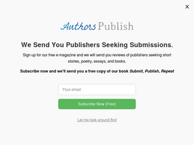 'authorspublish.com' screenshot