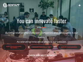 'bemyapp.com' screenshot