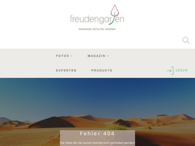 'freudengarten.de' screenshot