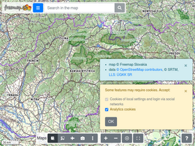 'freemap.sk' screenshot