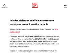 'antoinebm.com' screenshot