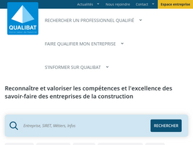 'qualibat.com' screenshot