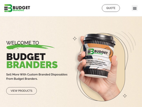 'budgetbranders.com' screenshot