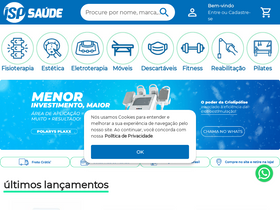 'ispsaude.com.br' screenshot