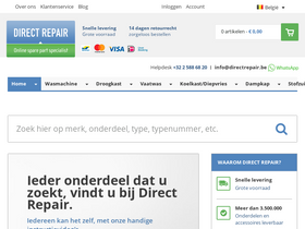 'directrepair.be' screenshot