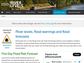 'riverlevels.uk' screenshot