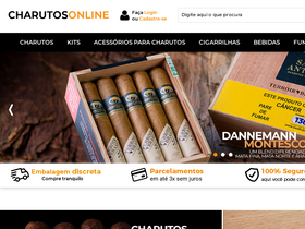 'charutosonline.com' screenshot