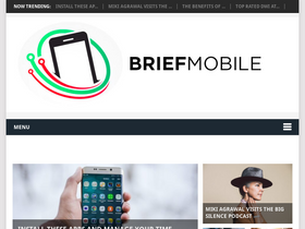 'briefmobile.com' screenshot