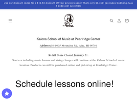 kalenainstruments.com homepage screenshot
