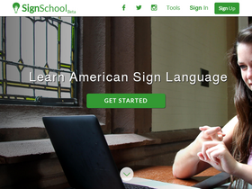 'signschool.com' screenshot