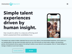 'traitify.com' screenshot