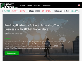 'greedyfinance.com' screenshot