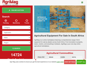 'agrimag.co.za' screenshot