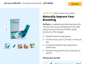 'getairphysio.io' screenshot