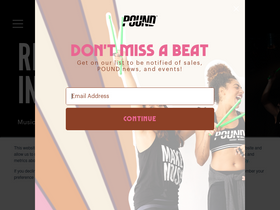 'poundfit.com' screenshot