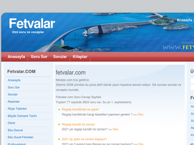 'fetvalar.com' screenshot