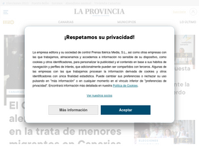'ocio.laprovincia.es' screenshot