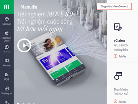 'manulife.com.vn' screenshot